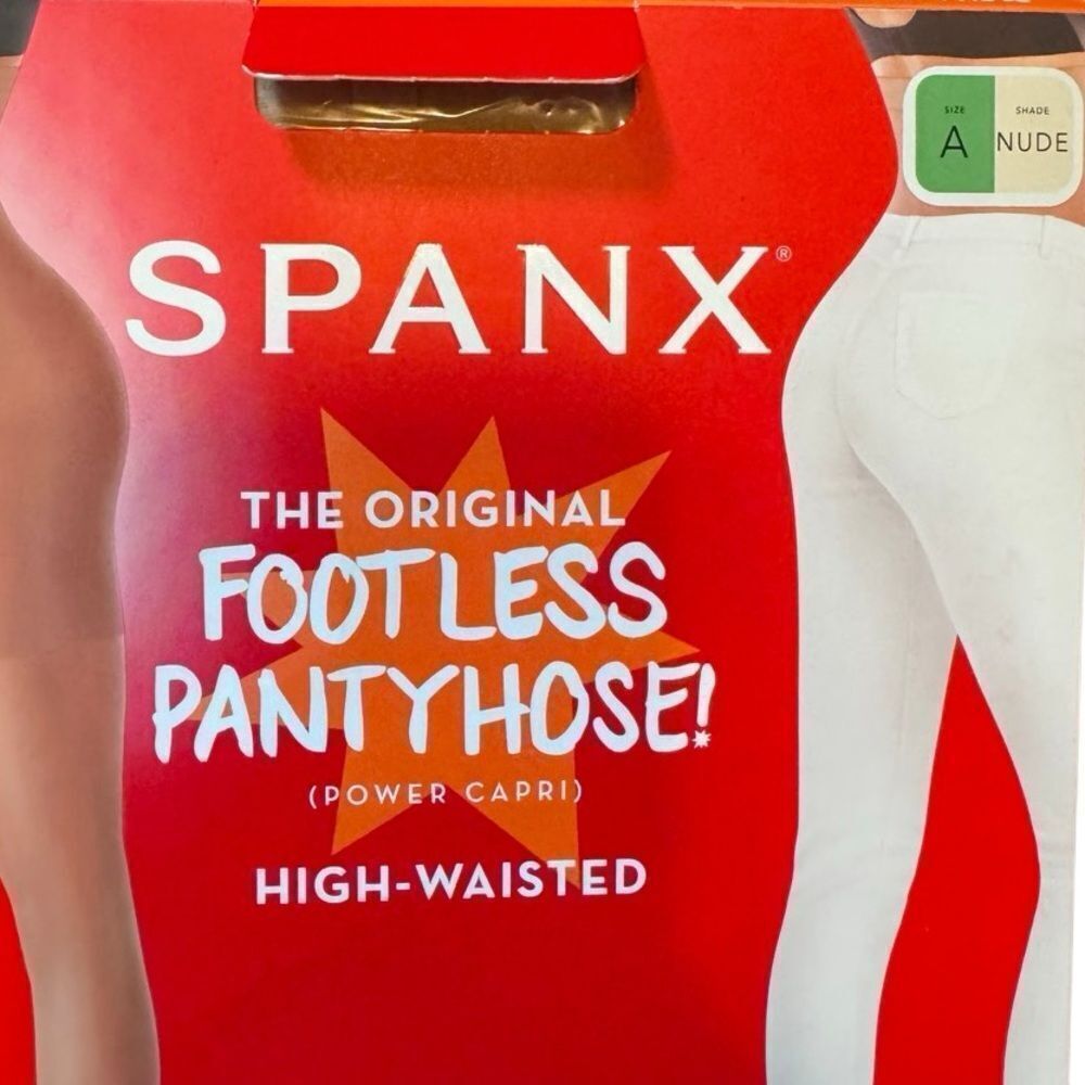 NWT- Spank Footless High Waisted Pantyhose in Nude, Size A